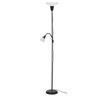 Lampa podłogowa/do czytania, czarny/biały TÅGARP 404.863.87