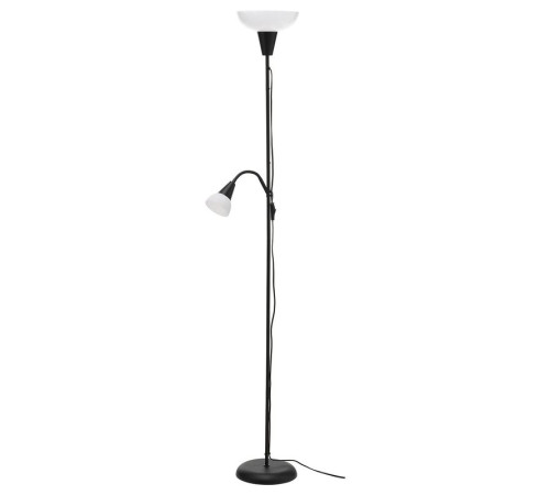 Lampa podłogowa/do czytania, czarny/biały TÅGARP 404.863.87