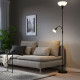 Lampa podłogowa/do czytania, czarny/biały TÅGARP 404.863.87
