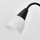 Lampa podłogowa/do czytania, czarny/biały TÅGARP 404.863.87