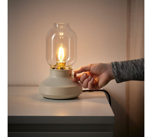 Lampa stołowa, można przyciemniać beżowy TÄRNABY 605.080.72