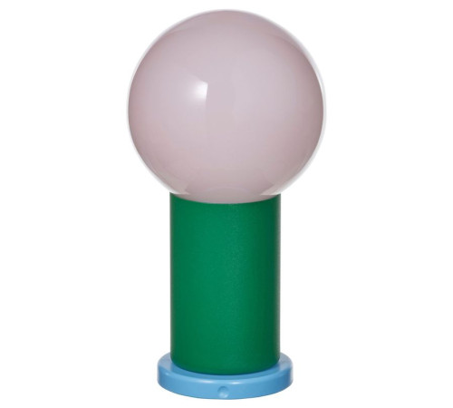 Przenośna lampa LED, na baterie można przyciemniać/zielony jasnoróżowy IKEA PS 2026 506.085.57