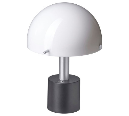 Lampa LED na baterie, biały/czarny NÖDMAST 605.825.71