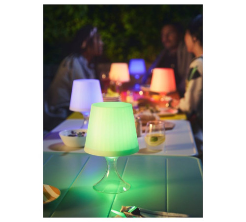 Przenośna lampa LED, na baterie z regulacją barw/na zewnątrz biały LAMPAN 605.946.06