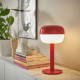 Lampa stołowa, czerwony BLÅSVERK 705.856.06