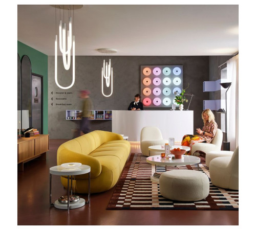 Lampa LED stołowa/ścienna, można przyciemniać smart/białe szkło kolorowe i białe spektrum VARMBLIXT 706.129.40