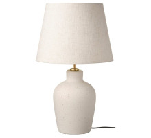 Lampa stołowa, kremowy ceramika/beżowy BLIDVÄDER 805.012.58
