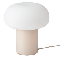 Lampa stołowa, beżowy/opalowa biel szkło DEJSA 904.049.83