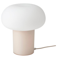 Lampa stołowa, beżowy/opalowa biel szkło DEJSA 904.049.83