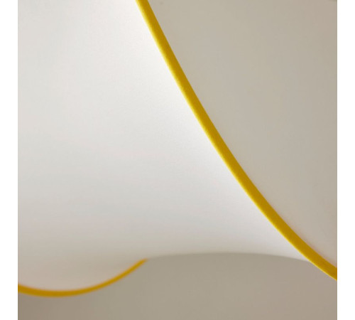 Klosz lampy wiszącej, biały/żółty GREJSIMOJS 706.038.65