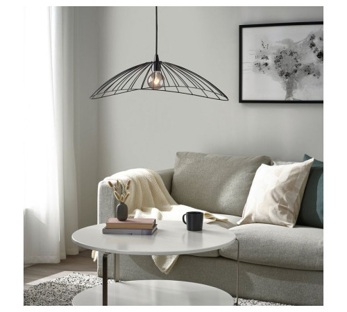Klosz lampy wiszącej, czarny MOTSJÖ 905.308.49