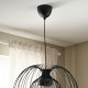 Oprawka z kablem, czarny HAVSDJUP 705.977.94