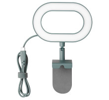 Lampa pierścieniowa LED, można przyciemniać/turkusowy STÄNKREGN 005.421.54