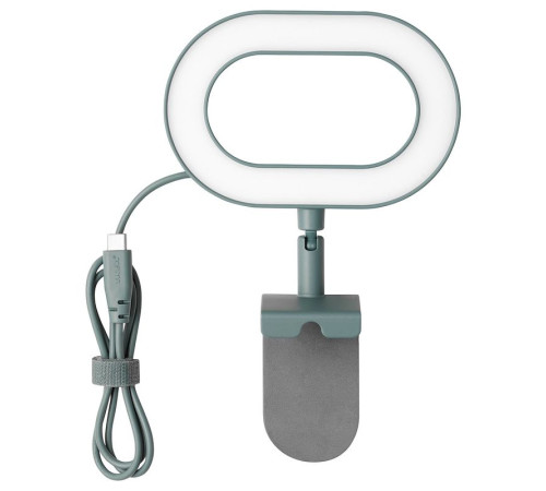 Lampa pierścieniowa LED, można przyciemniać/turkusowy STÄNKREGN 005.421.54