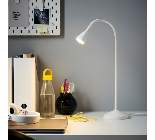 Lampa biurkowa LED, biały NÄVLINGE 504.049.18