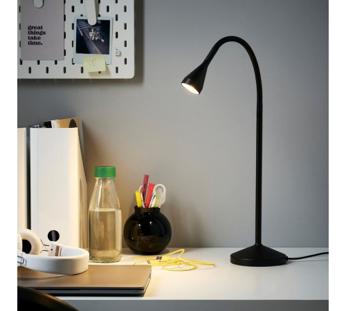 Lampa biurkowa LED, czarny NÄVLINGE 804.044.22