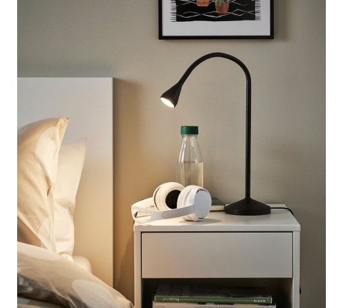 Lampa biurkowa LED, czarny NÄVLINGE 804.044.22