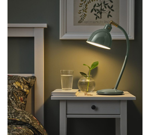 Lampa na biurko, szarozielony RÖDFLIK 805.827.06