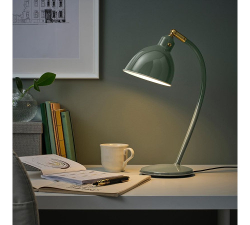 Lampa na biurko, szarozielony RÖDFLIK 805.827.06