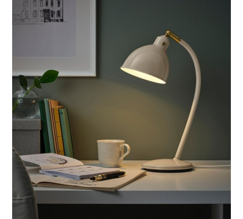 Lampa na biurko, jasnobeżowy RÖDFLIK 805.839.23