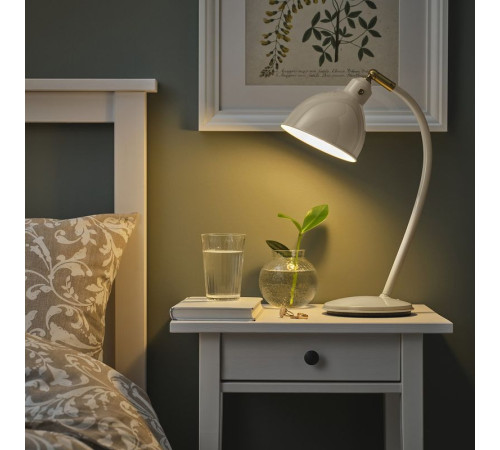 Lampa na biurko, jasnobeżowy RÖDFLIK 805.839.23