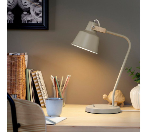 Lampa na biurko, beżowy/jesion SJÖMAKT 905.956.66