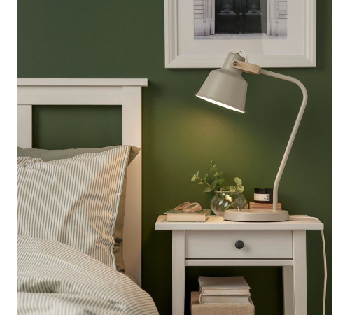 Lampa na biurko, beżowy/jesion SJÖMAKT 905.956.66