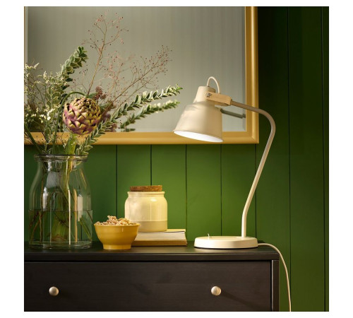 Lampa na biurko, beżowy/jesion SJÖMAKT 905.956.66
