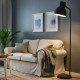 Lampa podłogowa, ciemnoszary HEKTAR 002.153.07