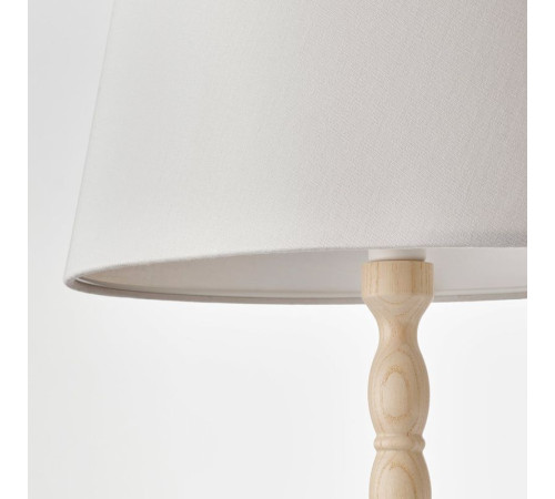 Lampa podłogowa, jesion/biały KINNAHULT 105.592.57