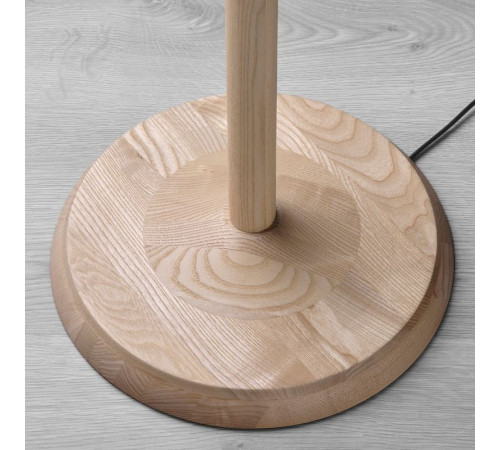 Lampa podłogowa, jesion/biały KINNAHULT 105.592.57