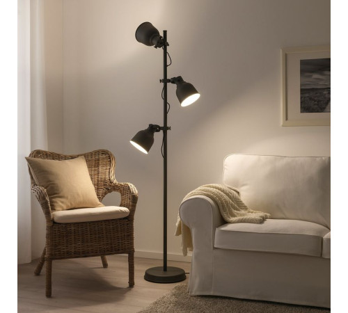 Lampa podłogowa z 3 reflektorami, ciemnoszary HEKTAR 203.936.00