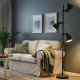 Lampa podłogowa z 3 reflektorami, ciemnoszary HEKTAR 203.936.00