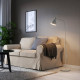 Lampa podłogowa/do czytania, biały LERSTA 204.287.89