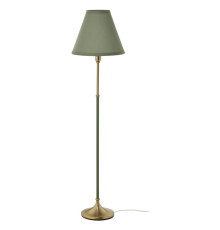 Lampa podłogowa, mosiądz/zielono-szary FLYGHÖJD 305.438.35
