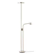Lampa LED górna/do czytania, można przyciemniać/niklowano ISJAKT 404.597.08