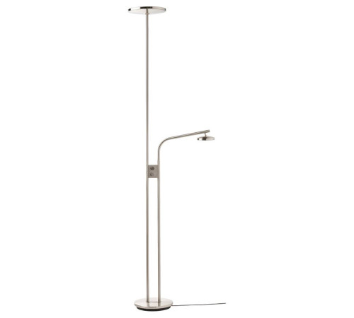 Lampa LED górna/do czytania, można przyciemniać/niklowano ISJAKT 404.597.08