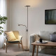 Lampa LED górna/do czytania, można przyciemniać/niklowano ISJAKT 404.597.08