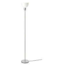 Lampa podłogowa, srebrny/biały HEKTOGRAM 404.777.26