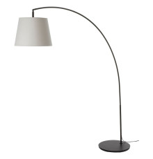 Lampa podłogowa, łuk, jasnoszary SKOTTORP / SKAFTET 493.859.87