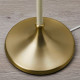 Lampa podłogowa, mosiądz/beżowy FLYGHÖJD 505.744.73