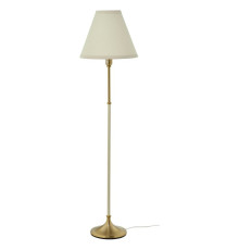 Lampa podłogowa, mosiądz/beżowy FLYGHÖJD 505.744.73