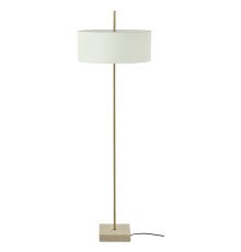 Lampa podłogowa, biały tkanina/mosiądzowane STOCKHOLM 2025 505.859.14