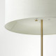 Lampa podłogowa, biały tkanina/mosiądzowane STOCKHOLM 2025 505.859.14