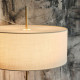 Lampa podłogowa, biały tkanina/mosiądzowane STOCKHOLM 2025 505.859.14