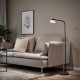 Lampa podłogowa/do czytania, czarny/biały SAMBORD 605.494.02