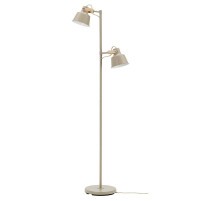 Lampa podłogowa 2-punktowa, beżowy/jesion SJÖMAKT 705.956.67