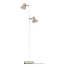 Lampa podłogowa 2-punktowa, beżowy/jesion SJÖMAKT 705.956.67