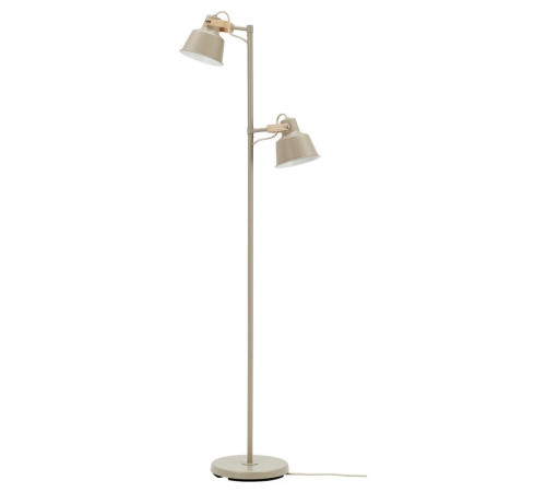 Lampa podłogowa 2-punktowa, beżowy/jesion SJÖMAKT 705.956.67
