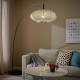 Lampa podłogowa, łuk, turkusowy/czarny REGNSKUR / SKAFTET 795.277.73